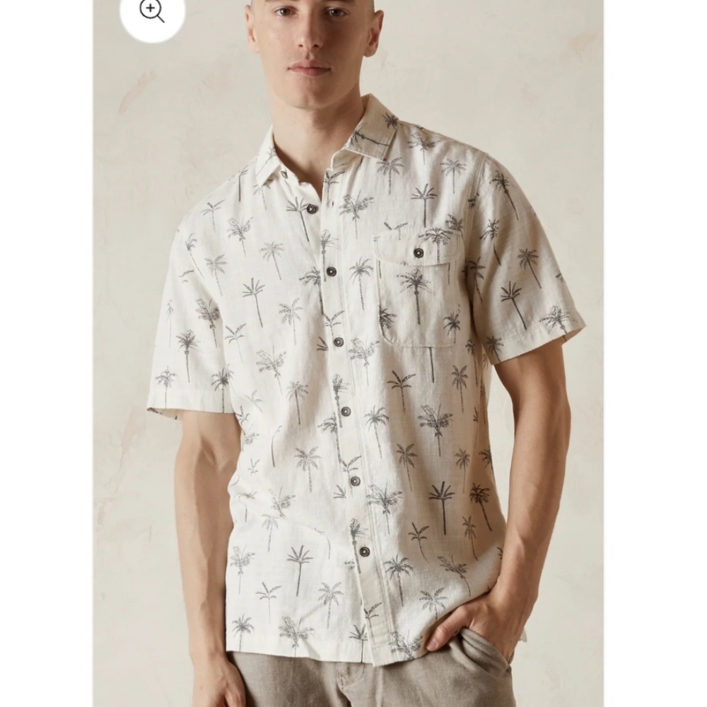 Jeremiah LOULU Printed Cotton Shirt L